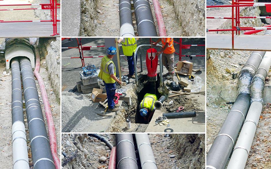travaux assainissement Chanteloup-les-Vignes